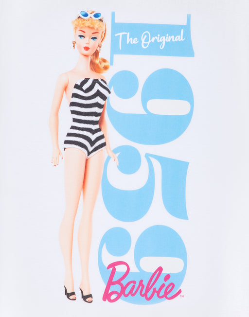 Barbie The Original Womens White Short Sleeved T-Shirt