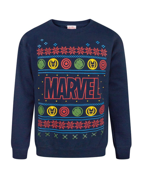 Marvel Boys Blue Sweatshirt