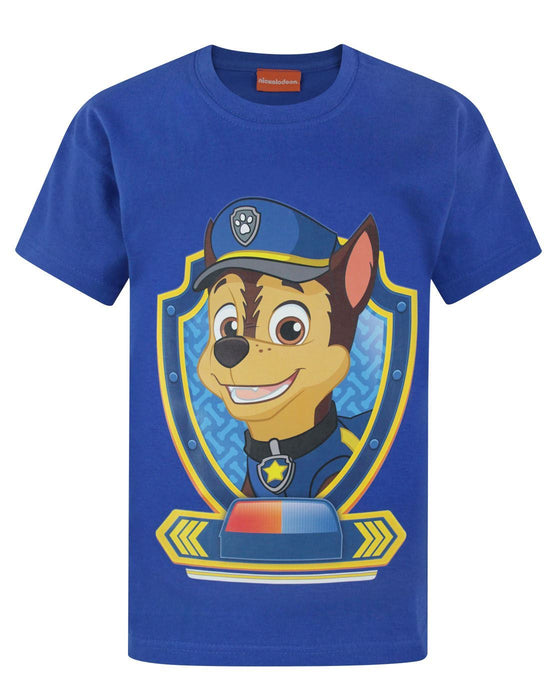 Paw Patrol Boys Blue Short Sleeved T-Shirt
