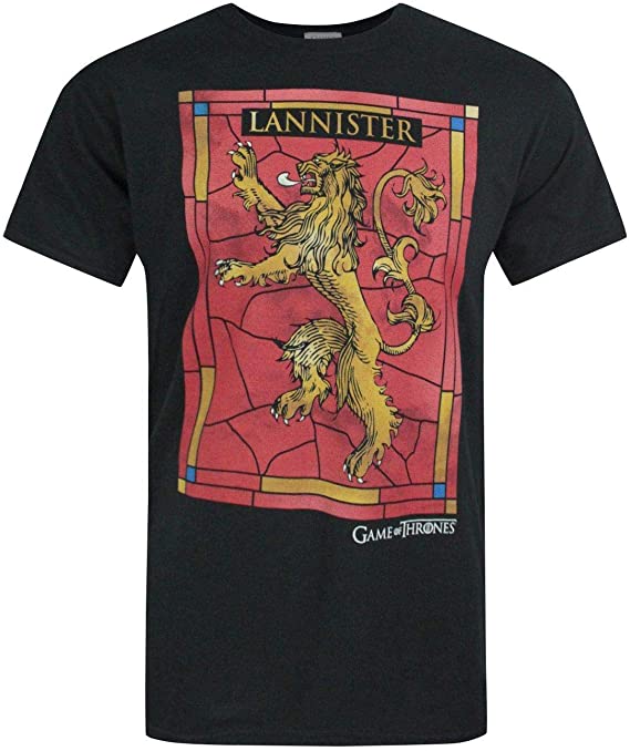 Game Of Thrones House Lannister Black Men's T-Shirt