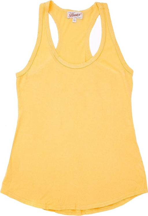 Junk Food Yellow Vest Top For Women