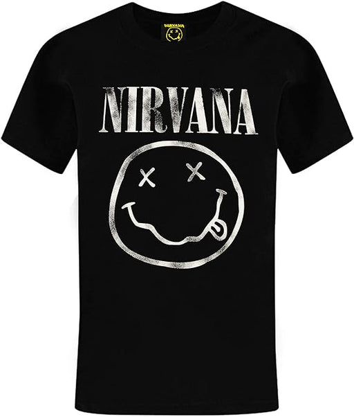 Nirvana Band Logo Boys Black T-Shirt