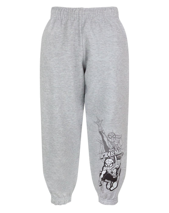 Marvel Spider-Man Boys Grey Joggers