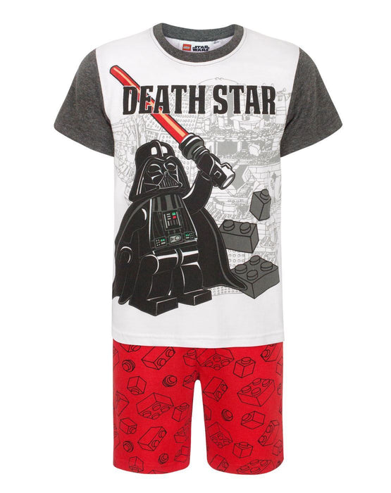 LEGO Boys White Short Sleeve Short Leg Pyjama Set