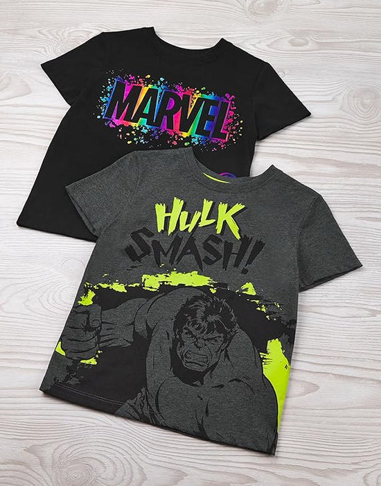 Marvel Boys Pack of 2 T-Shirts