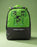 Minecraft Pixel Creeper School Backpack - Grey