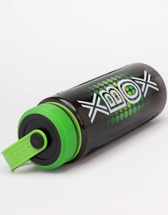 Xbox Logo Print Mens Black Screw Water Bottle