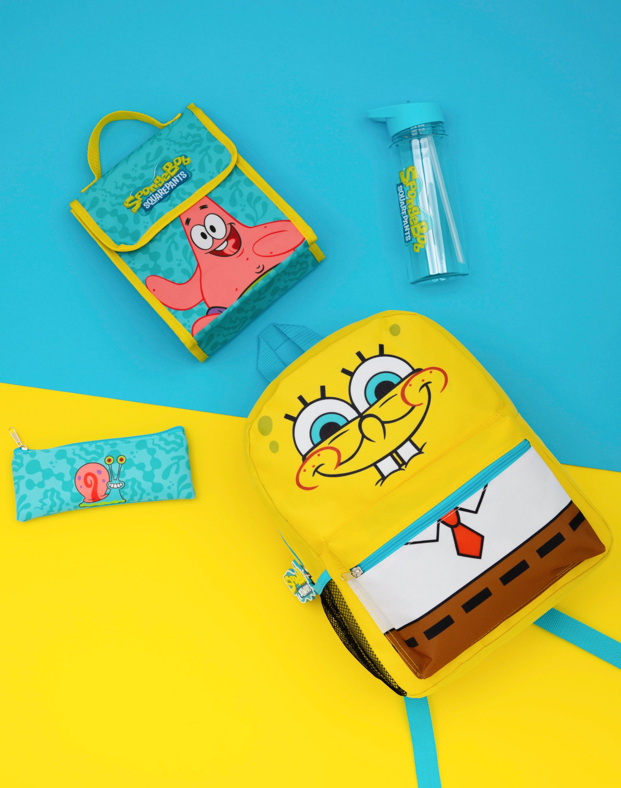 SpongeBob SquarePants 4 Piece Backpack Set Kids — Vanilla Underground