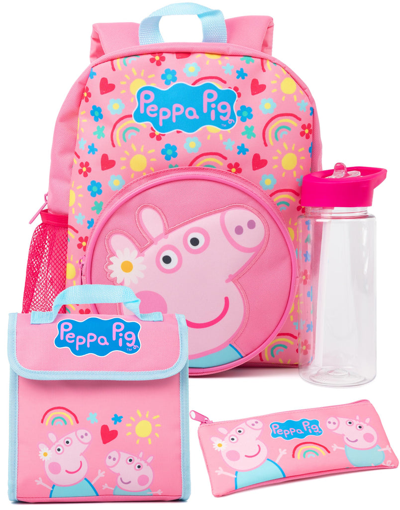 activity backpacks for kids peppapig Peppa Pig Girls Pink 4 Piece Backpack Set — Vanilla Underground Leather Backpack Bass Pro Shops Pro This backpack isnt just Color:Fluttering Fields