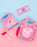 Peppa Pig Kids Pink 4 Piece Backpack Set