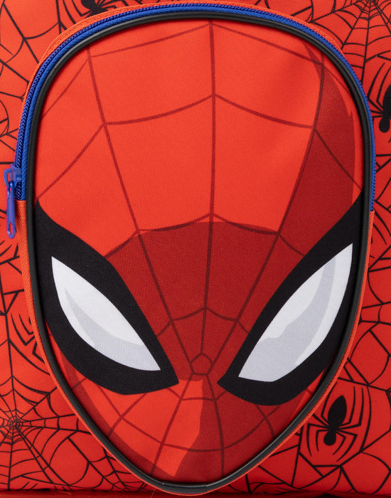 Marvel Spider-Man 4 Piece Kids Backpack Bottle Lunch Bag Pencil Case Set