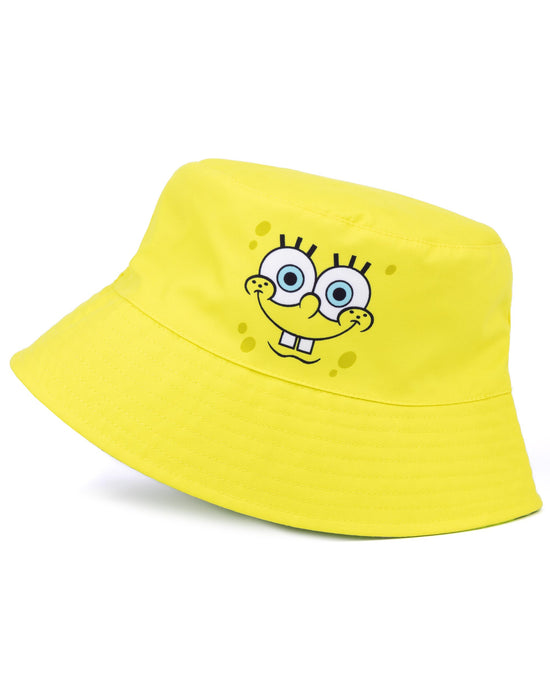 SpongeBob SquarePants Unisex Adults Reversible Bucket Sun Hat