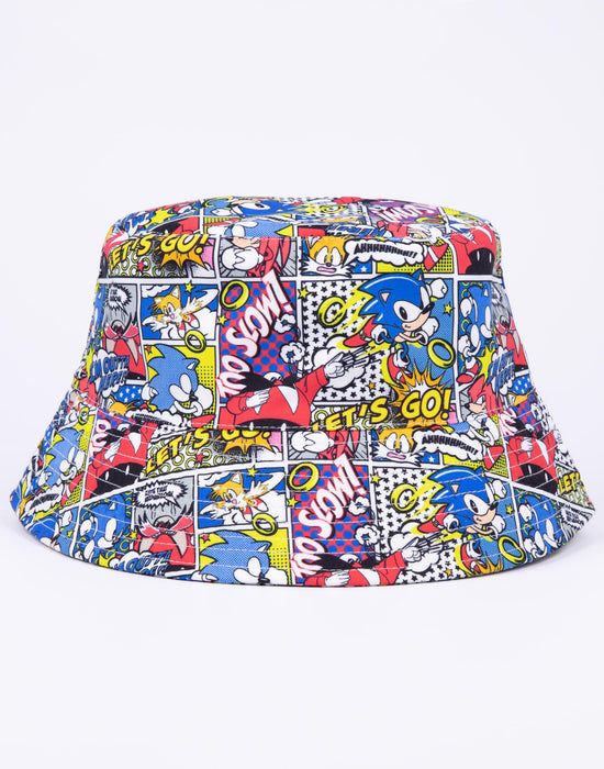 Sonic the Hedgehog Unisex Multicoloured Bucket Hat