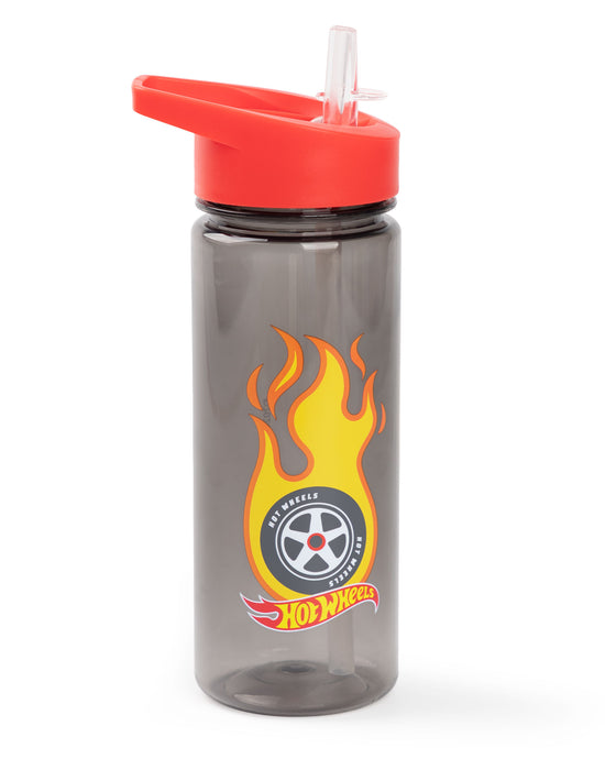 Hot Wheels Kids Backpack 4 Piece School Set Including Lunch Bag, Water Bottle And Pencil Case. Back To School Set