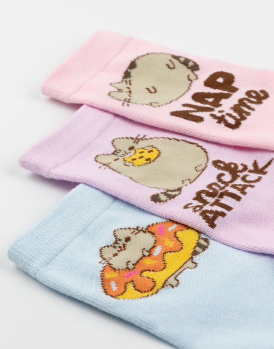 Pusheen Snack Attack Womens Multicoloured Calf Socks Set of 5