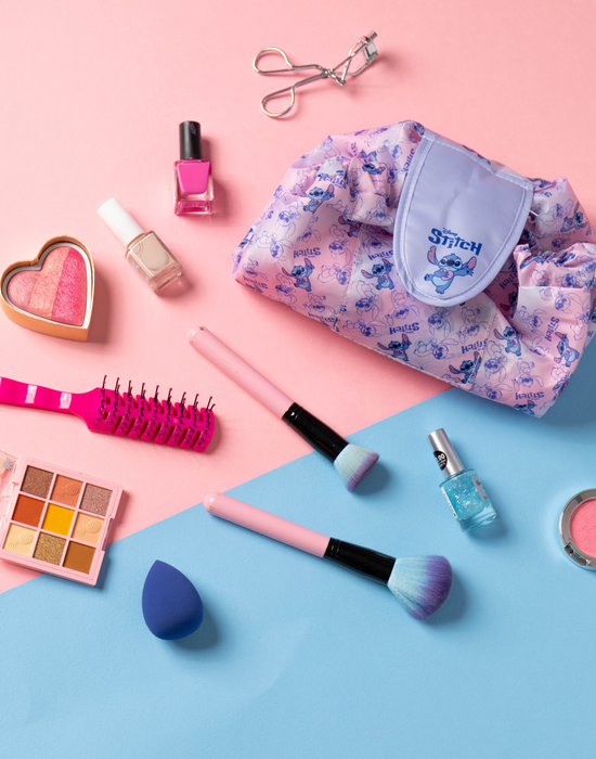 Disney Lilo & Stitch Multicoloured Drawstring Makeup Bag