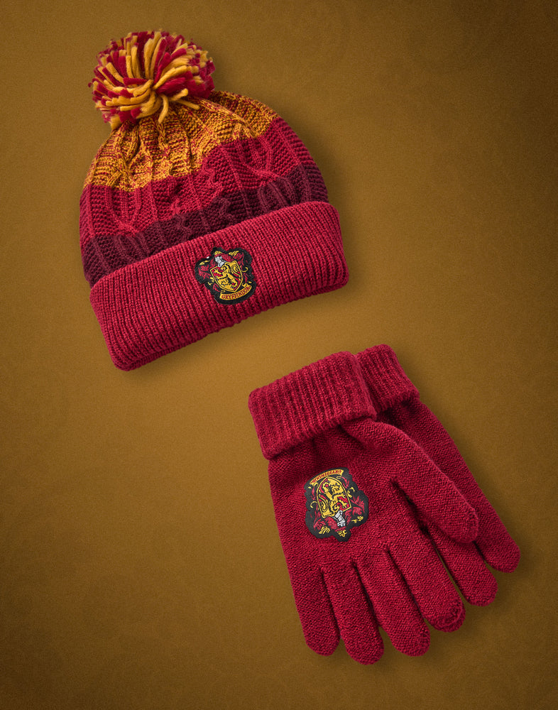 Harry Potter Adults Beanie Hat Gloves Set — Vanilla Underground