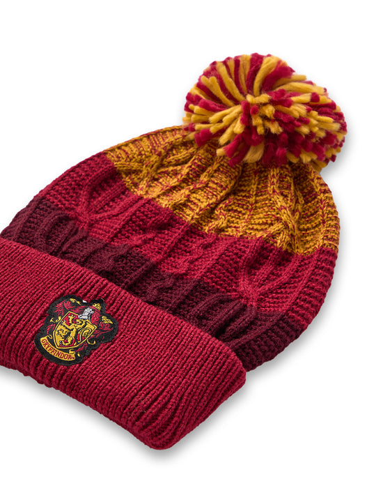 thumbnail image 2 of Harry Potter Gryffndor Pom Pom Beane 2 of 9