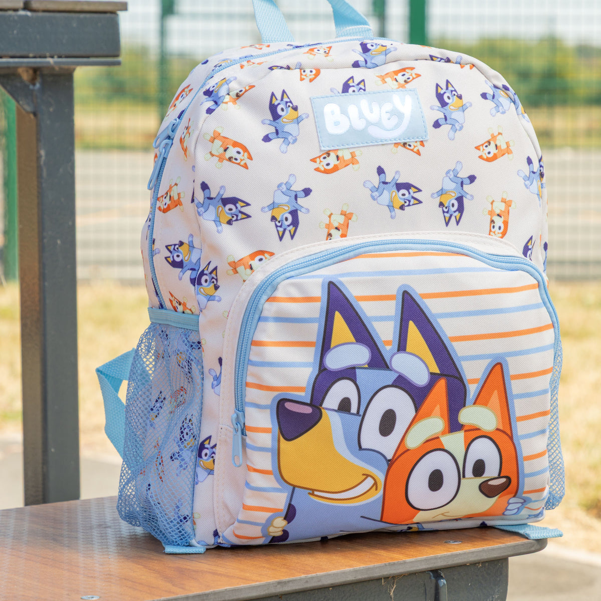 Bluey Character Unisex Kids Multicoloured Backpack — Vanilla