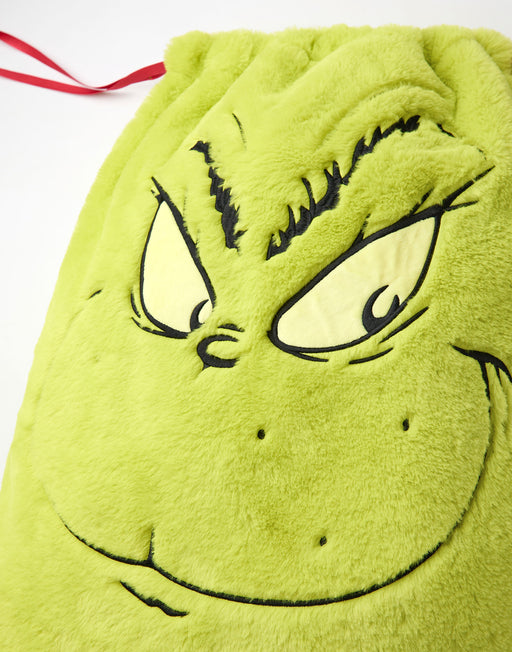 The Grinch Drawstring Sack Bag