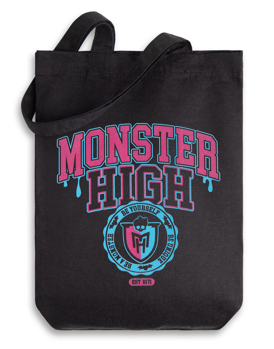 Monster High Be Yourself Unisex Black Tote Bag