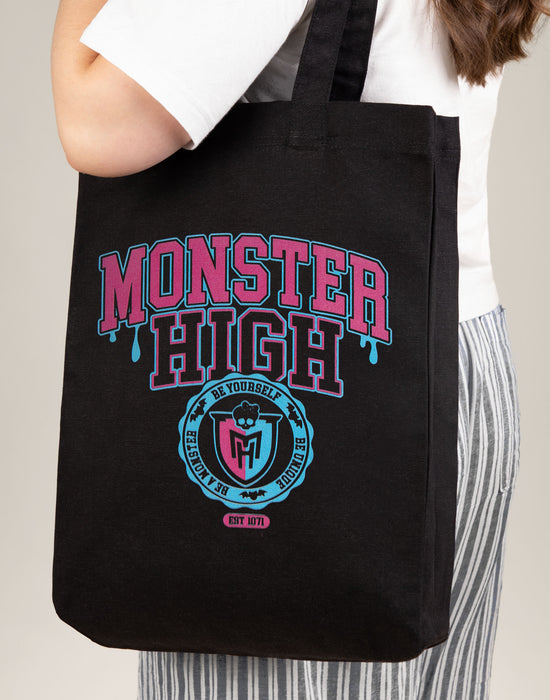 Monster High Be Yourself Unisex Black Tote Bag