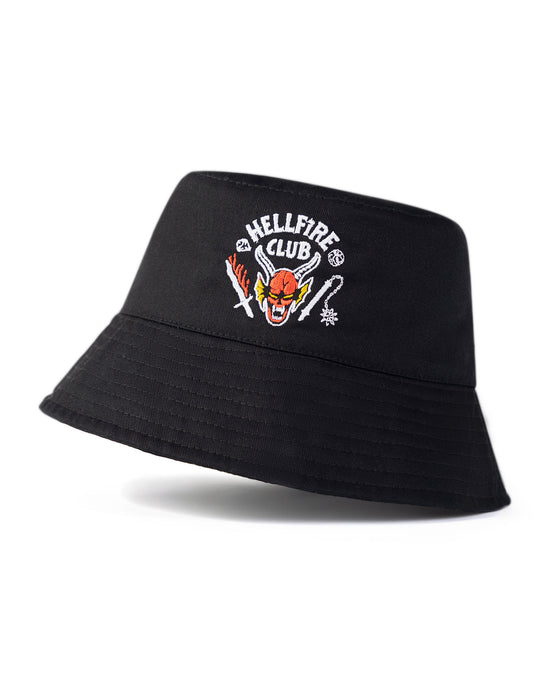 Stranger Things Hellfire Club Unisex Black Bucket Hat