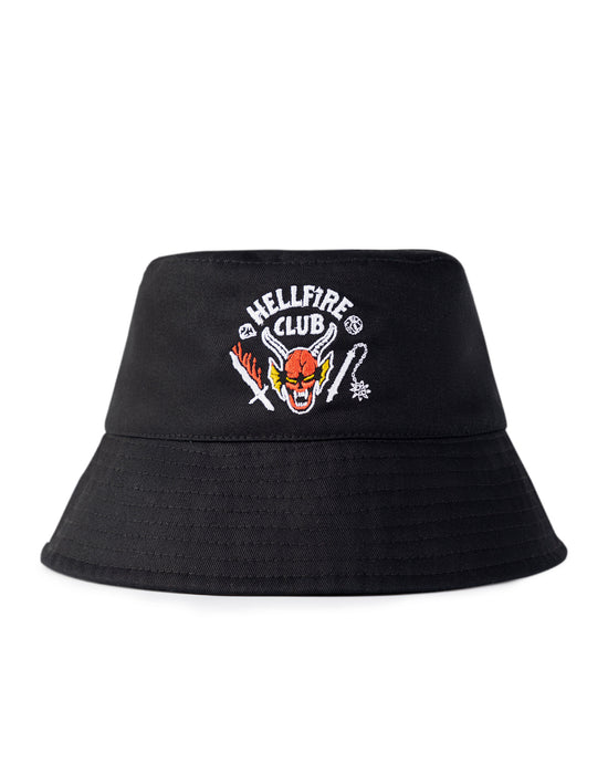 Stranger Things Hellfire Club Unisex Black Bucket Hat