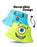 Disney Monster Inc Reversible Sully & Mike Unisex Multicoloured Bucket Hat