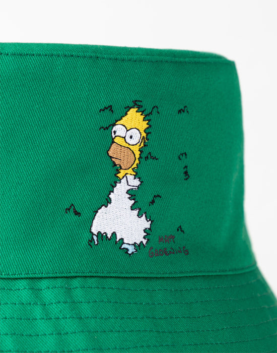 The Simpsons Reversible Homer Mens Multicoloured Bucket Hat