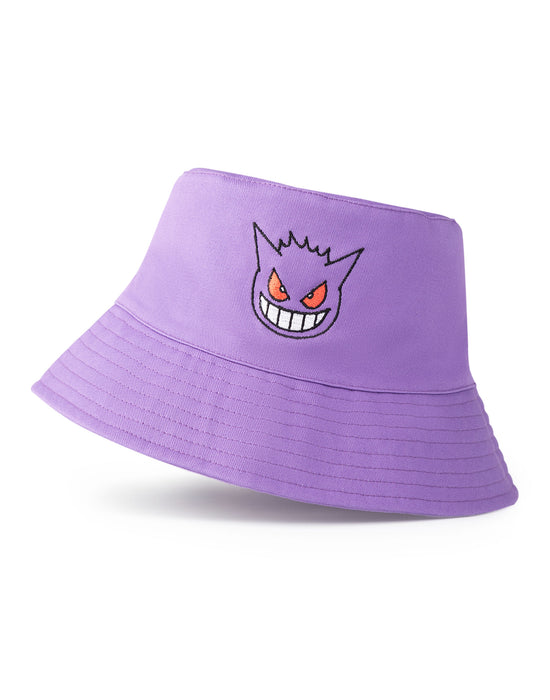 Pokemon Gengar Mens Purple Bucket Hat