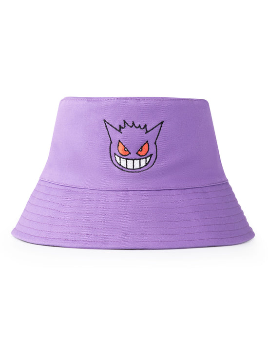 Pokemon Gengar Mens Purple Bucket Hat