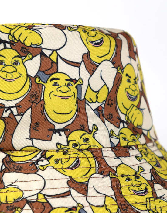 Shrek Reversible Donkey and Shrek Mens Multicoloured Bucket Hat
