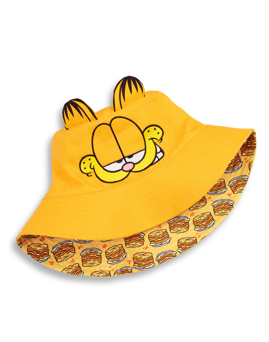 Garfield Reversible Face & Lasagne Unisex Orange Bucket Hat