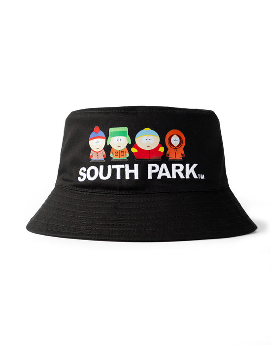 South Park Character Line Up Mens Black Bucket Hat