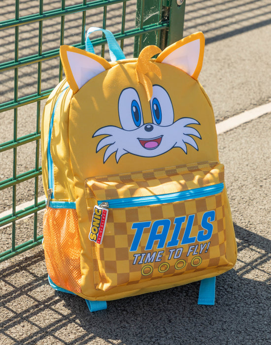 Sonic the Hedgehog Tails Kids Yellow Backpack