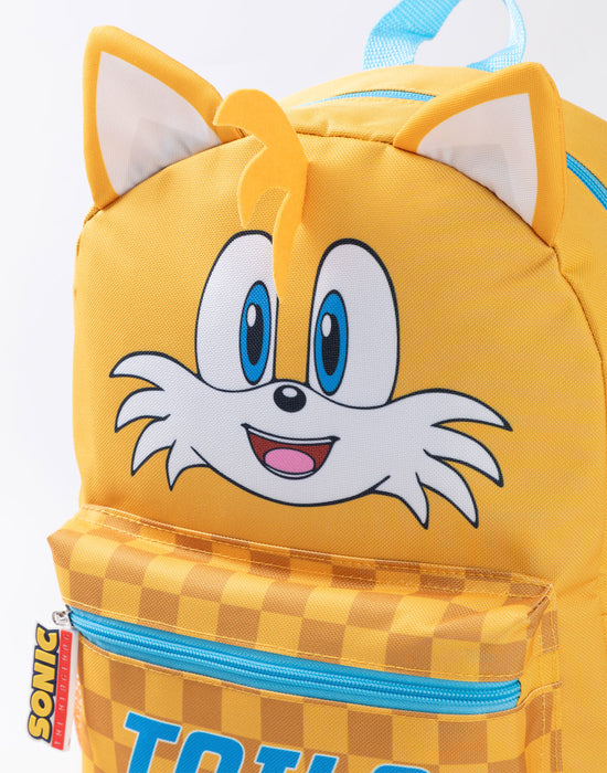 Sonic the Hedgehog Tails Unisex Kids Yellow Backpack