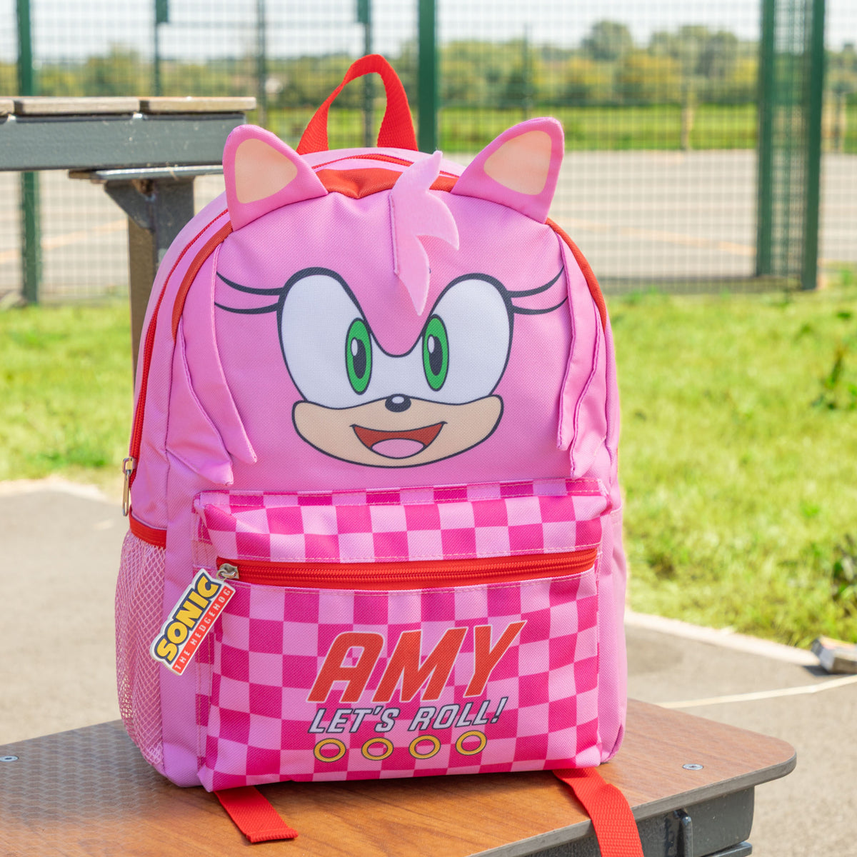 Sonic the Hedgehog Amy Kids Pink Backpack — Vanilla Underground