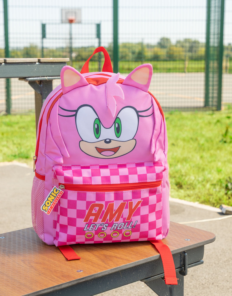 Sonic the Hedgehog Amy Kids Pink Backpack