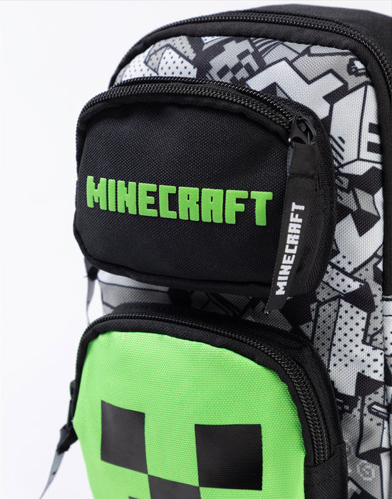Minecraft Creeper Boys Multicoloured Body Bag