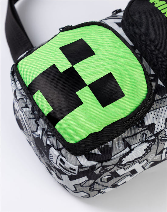 Minecraft Creeper Boys Multicoloured Body Bag
