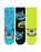 Disney Monsters Inc Mike & Sully Mens Multicoloured Calf Socks Set of 3