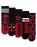 Marvel Deadpool Mens Black Calf Socks Set of 5
