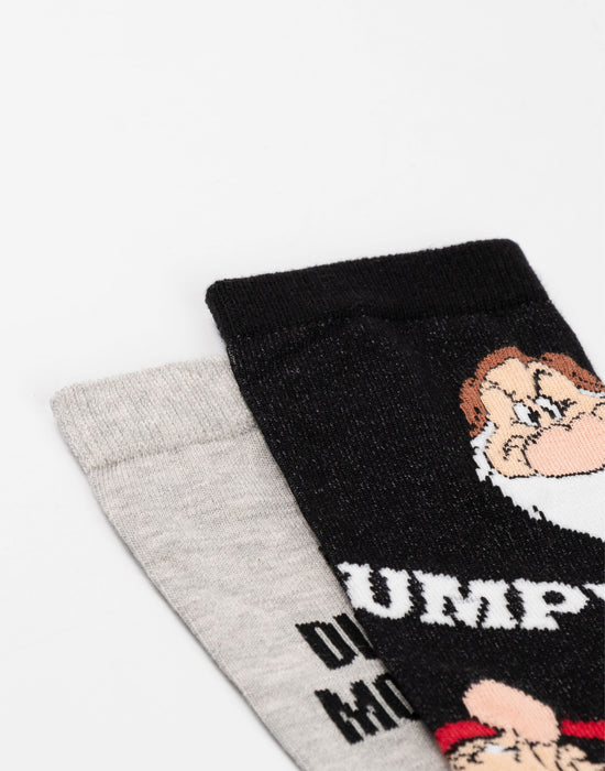 Disney Grumpy Mens Multicoloured Calf Socks Set of 5