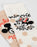 Disney Minnie Mouse Womens Beige Calf Socks Set of 5