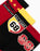 Hot Wheels Checkerboard and Flames Mens Multicoloured Calf Socks Set of 5