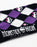 Monster High Argyle Skulls Womens Purple Knee-Length Socks