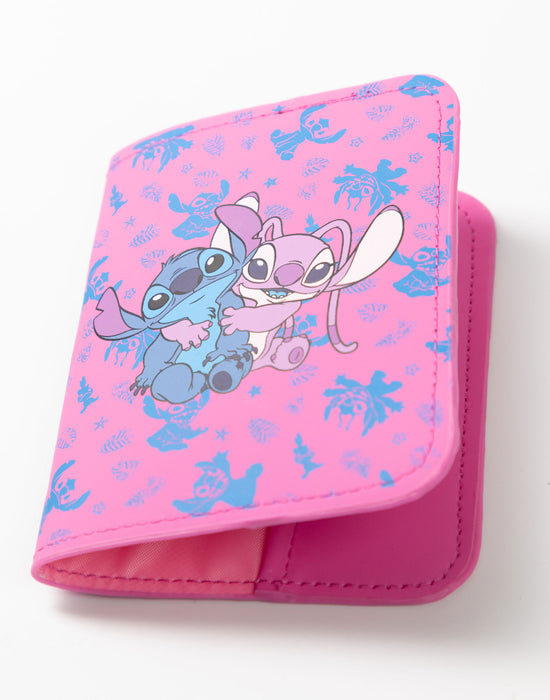 Lilo & Stitch Travel Set Unisex Kids Pink Wallet Gift Set