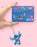 Lilo & Stitch Cardholder & Keyring Womens Blue Wallet Gift Set