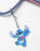 Lilo & Stitch Cardholder & Keyring Womens Blue Wallet Gift Set